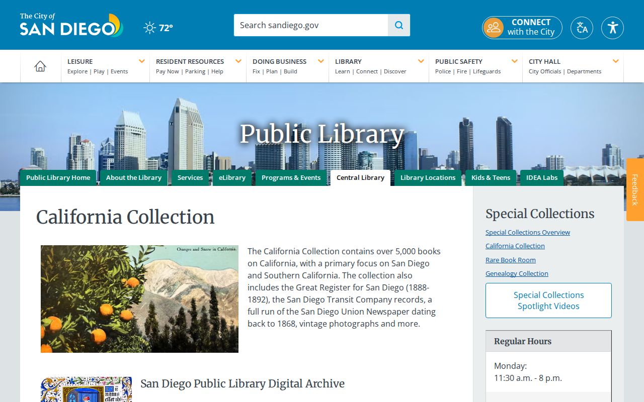 El Cajon city directory California Collection